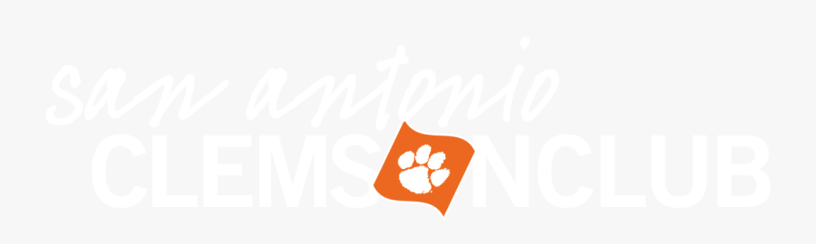 Clemson Tiger Paw, Transparent Clipart