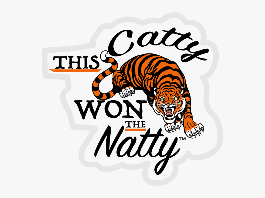 Catty Won The Natty - Siberian Tiger, Transparent Clipart