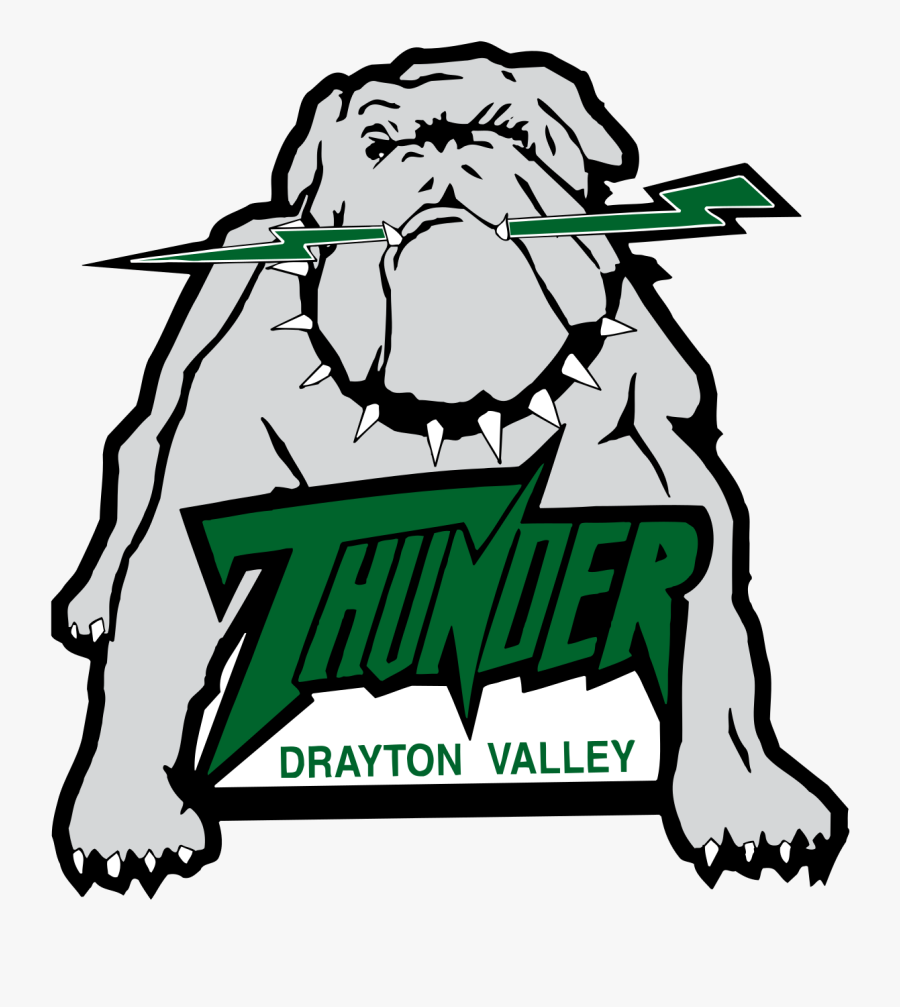 Drayton Valley Thunder Logo, Transparent Clipart