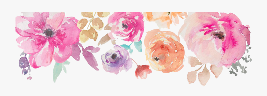 Clip Art Free Stock Flowers Png Image Peoplepng Com - Pink Watercolor Flowers Png, Transparent Clipart