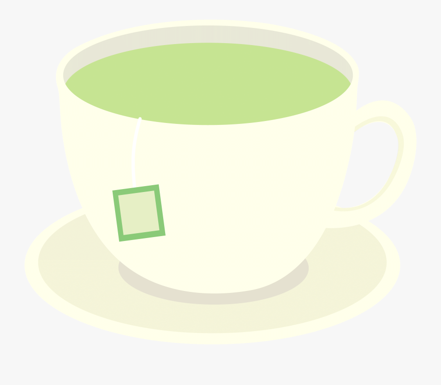 Transparent Fancy Tea Cup Clipart - Green Tea Clip Art, Transparent Clipart