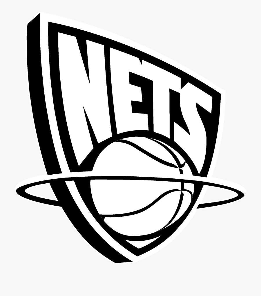 New Jersey Nets Logo Black And White - Brooklyn Nets Old Logo , Free ...