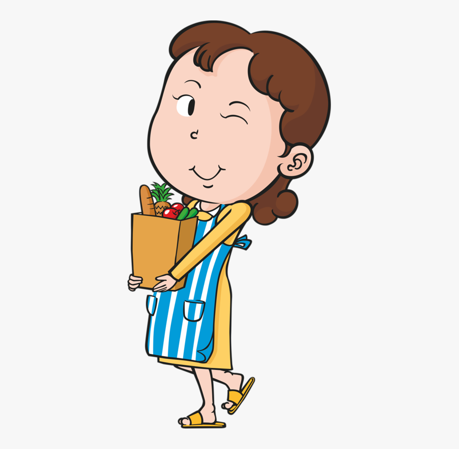Housewife Clipart, Transparent Clipart