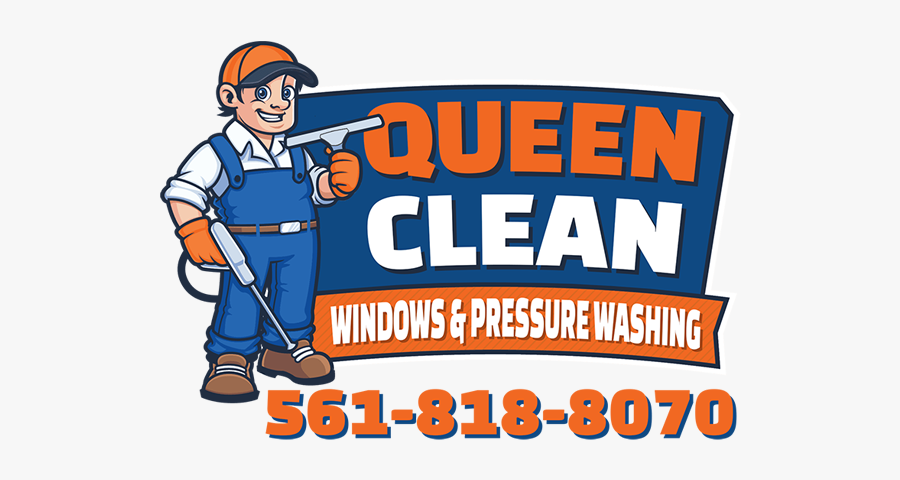 Queen Clean Window Cleaning And Pressure Cleaning Of, Transparent Clipart