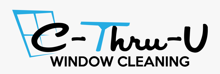 C Thru U Window Cleaning, Transparent Clipart