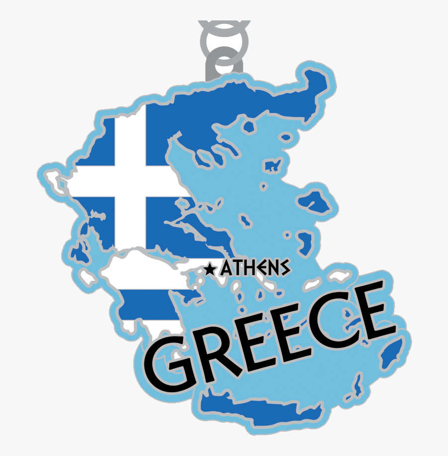 Greece Map, Transparent Clipart