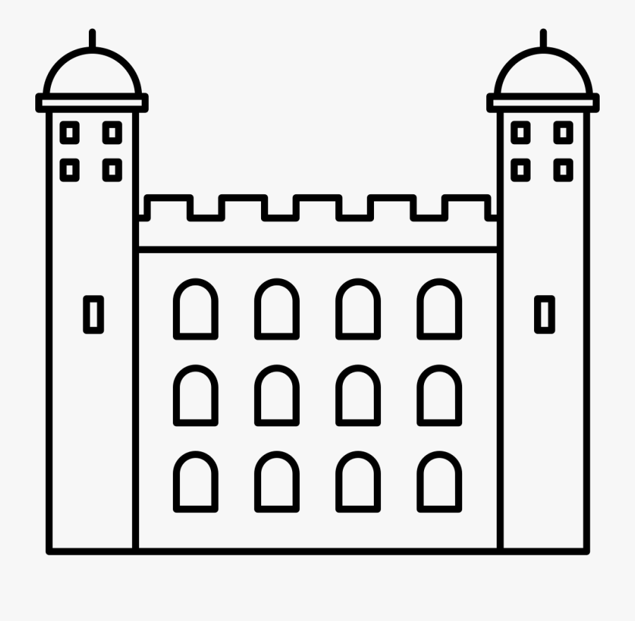 Tower Of London - Tower Of London Icon, Transparent Clipart