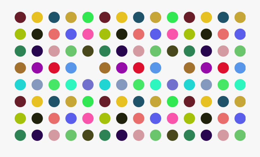 Clipart Freeuse Random Background Generator - Dot Patterns Algebra 2, Transparent Clipart