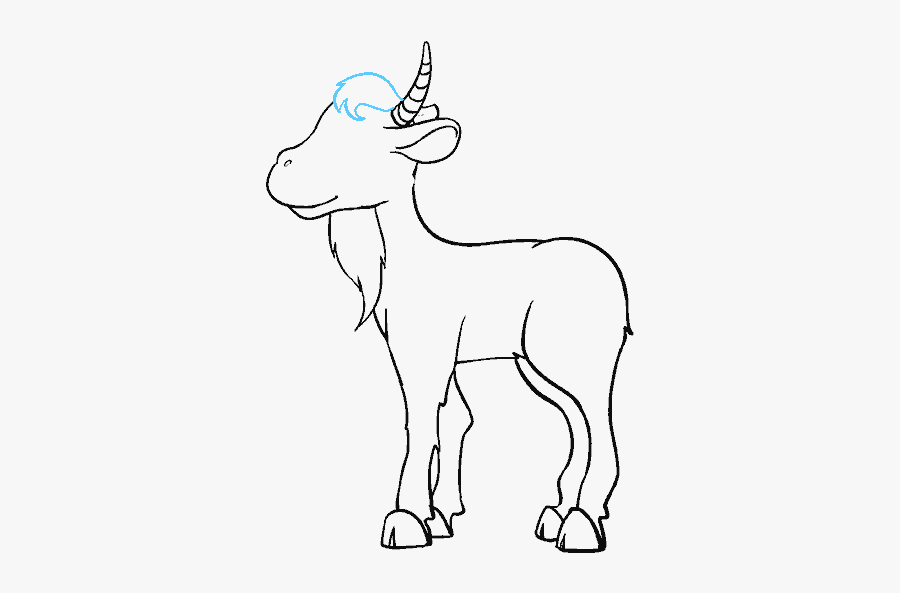 How To Draw Goat - Drawing, Transparent Clipart