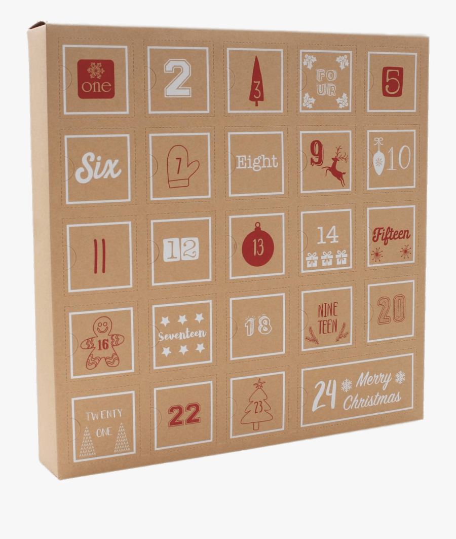 Cardboard Advent Calendar Clip Arts - Hobbycraft Make Your Own Advent Calendar, Transparent Clipart