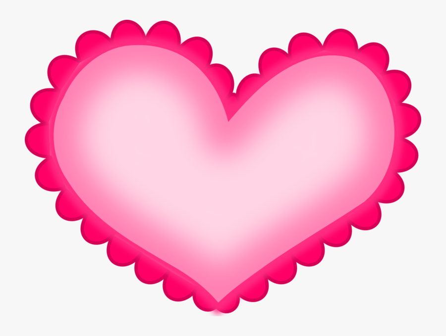 Pink Valentine Heart Clipart, Transparent Clipart