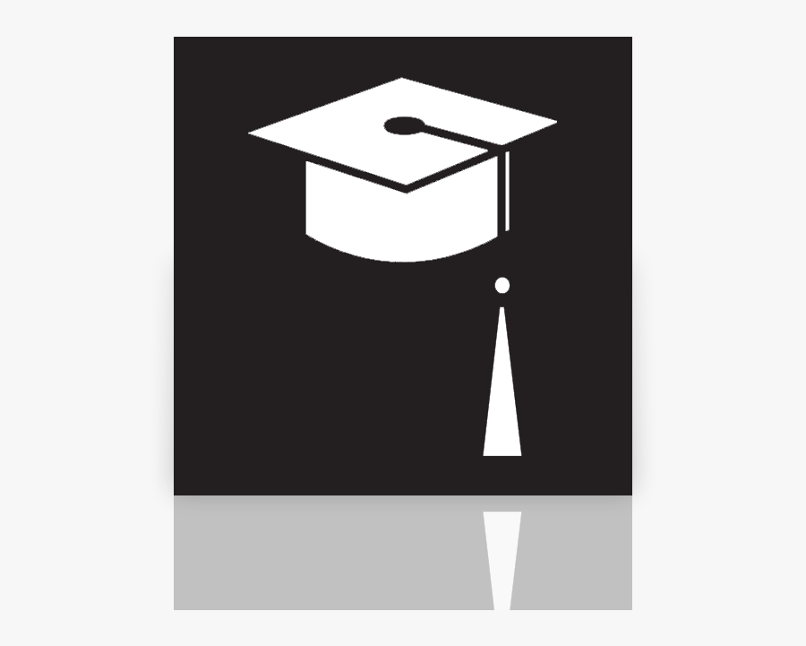 Ic College Graduate Svg Vector Icon - Icon Graduate Hat, Transparent Clipart