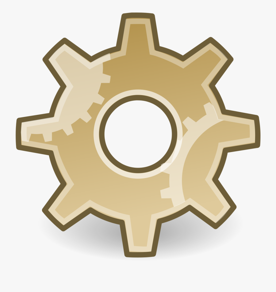 Gear Icon, Transparent Clipart