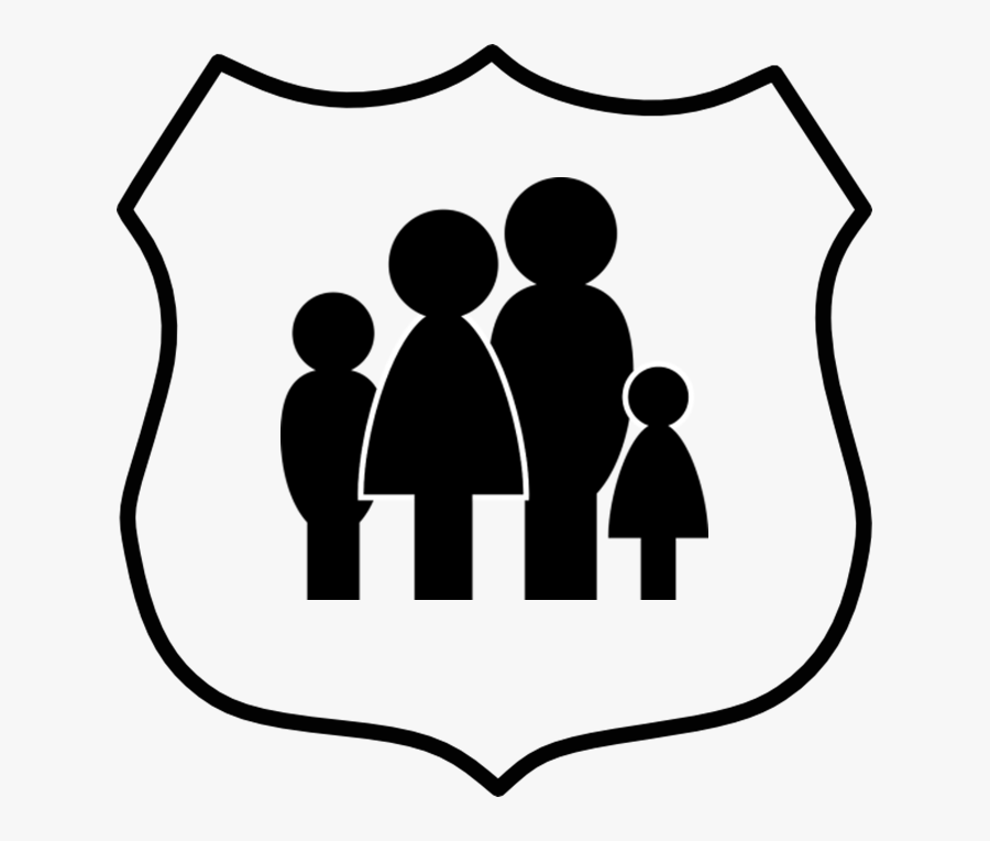 Sunday, November 18, - Family Of Four Silhouette, Transparent Clipart