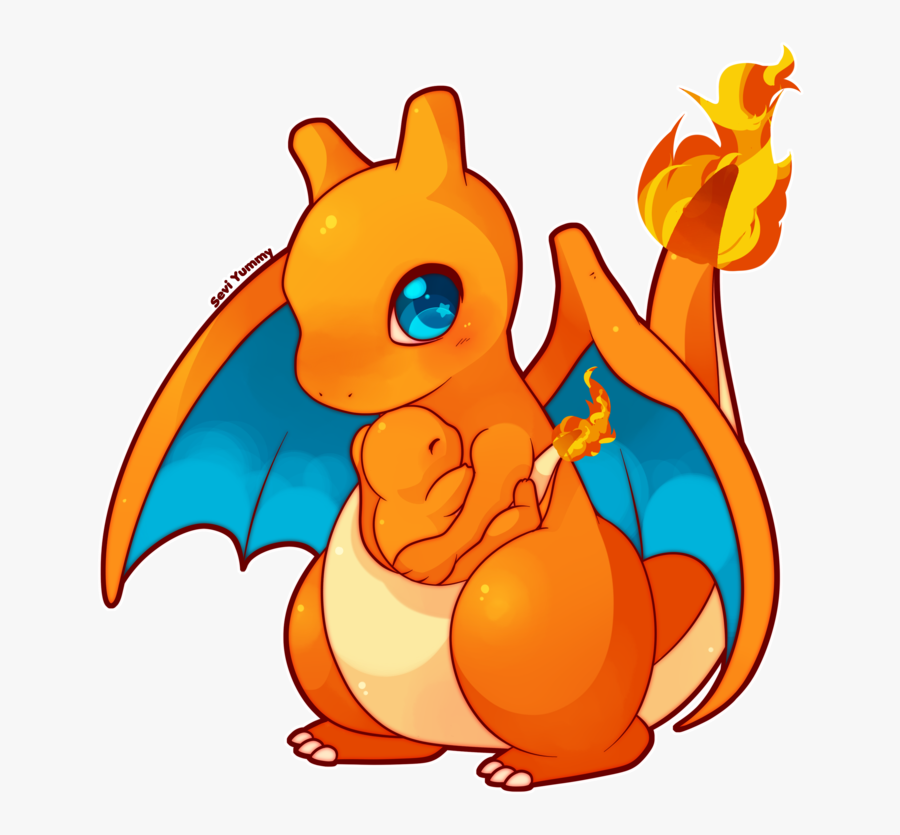 Picture Black And White Charmeleon Drawing Chibi - Do Pikachu E Charmander, Transparent Clipart