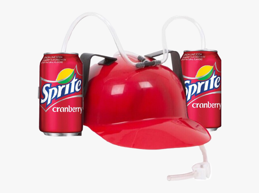 Wanna Spront Cranberry - Beer Drinking Hat, Transparent Clipart