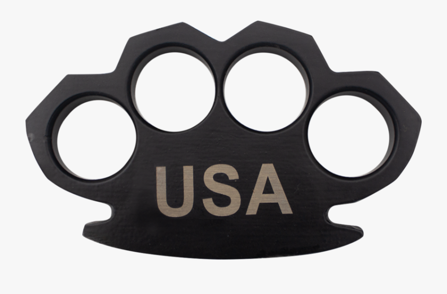 Usa Steam Punk Black Solid Metal Paper Weight - Metal Knuckles Weapon, Transparent Clipart