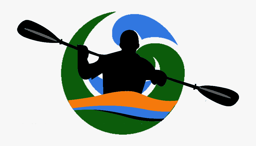 Transparent Kayak Fishing Clipart - Kayaking Park Logo, Transparent Clipart