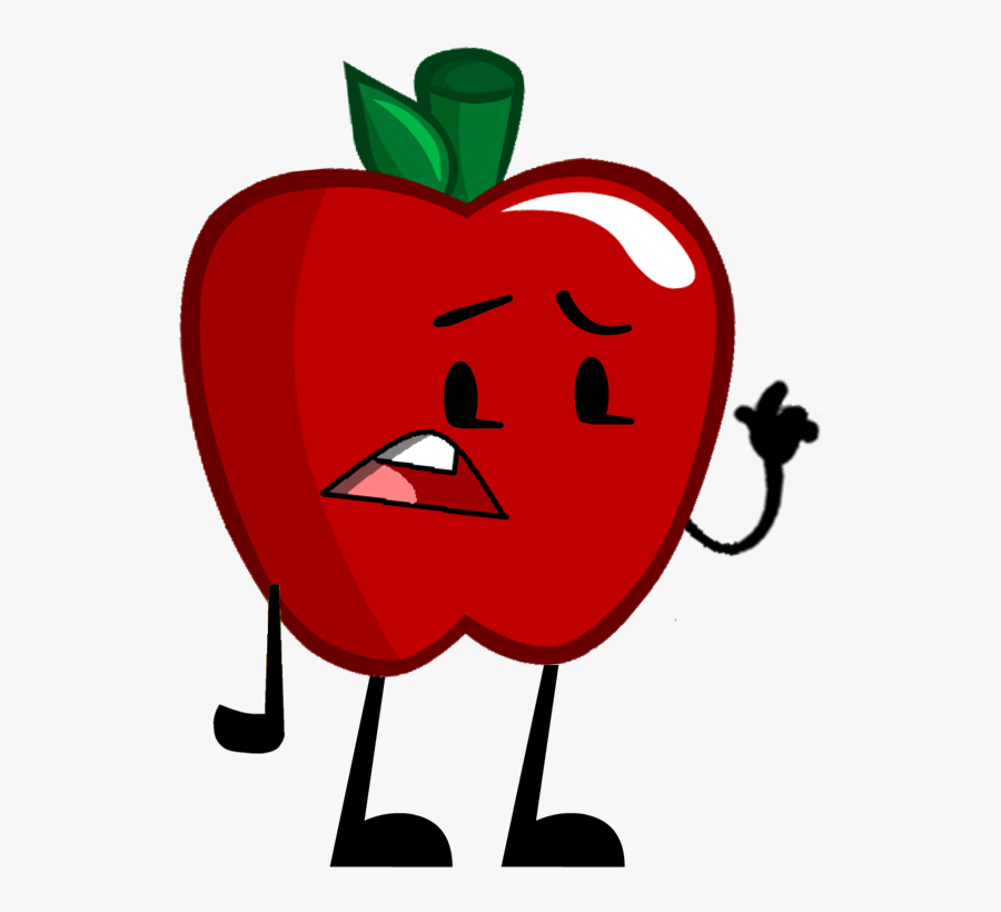 Apple Character Clipart Images - Apple Inanimate Insanity Angry, Transparent Clipart