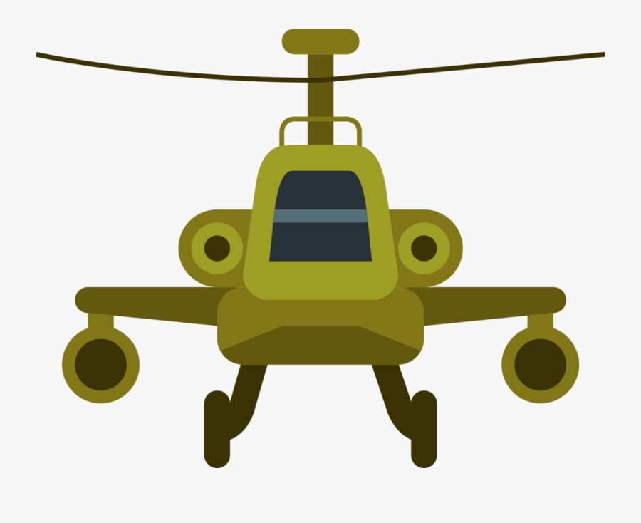 Rotor - Military Helicopter, Transparent Clipart