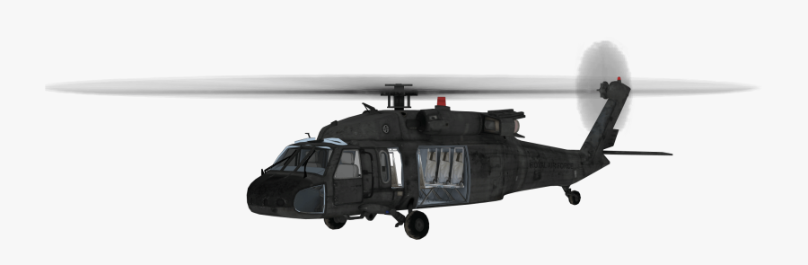 Helicopter Clipart Chopper - Uh 60 Blackhawk Png, Transparent Clipart