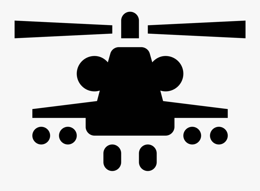 Apache Attack Helicopter Icon, Transparent Clipart