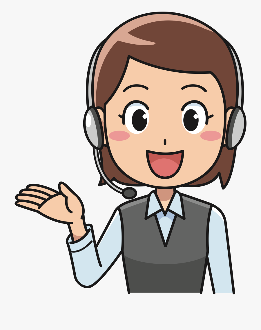 Clipart Call Center Agent, Transparent Clipart