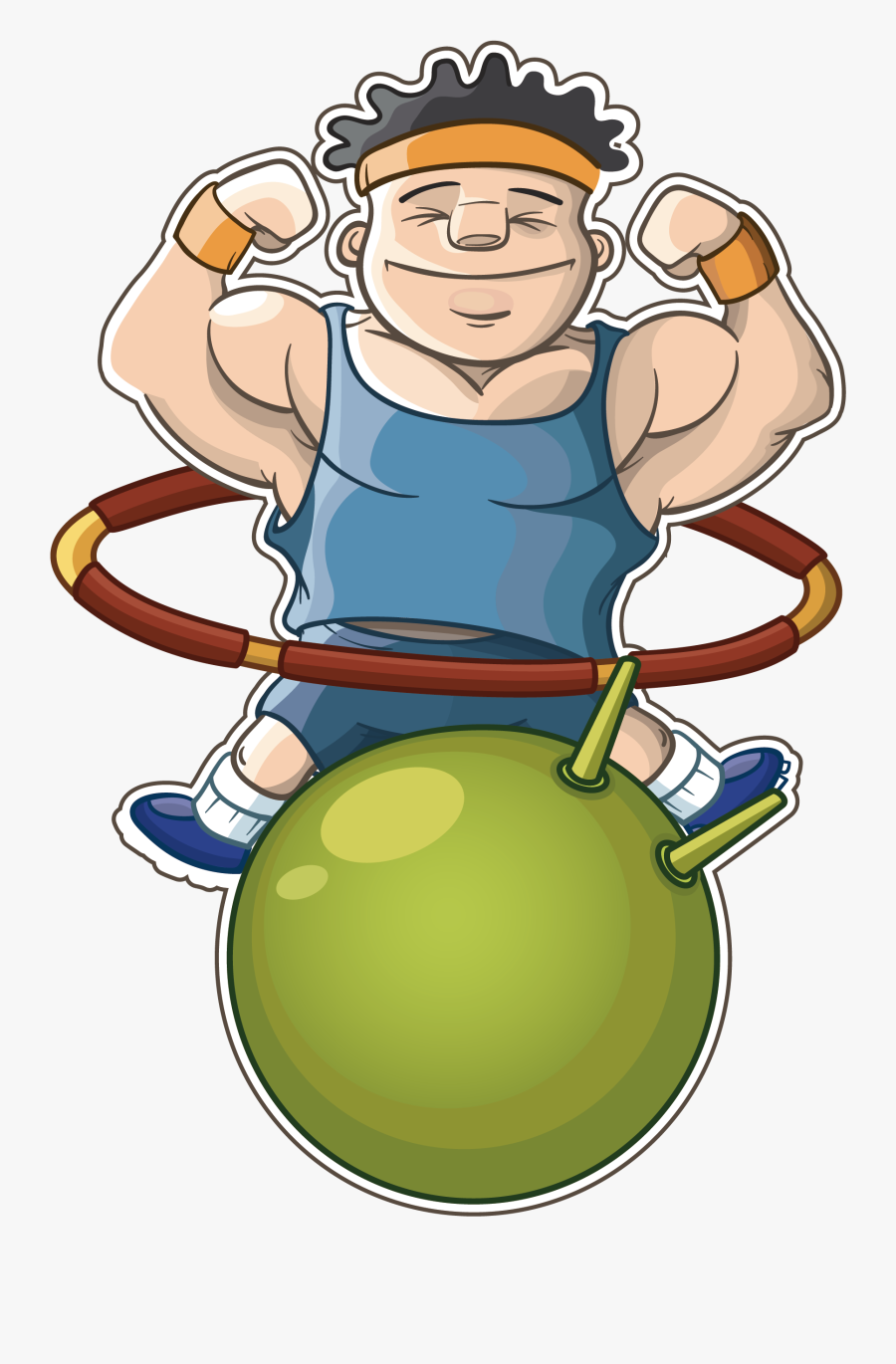 Health Muscle Transprent Png Free Download Human - Athlete Cartoon, Transparent Clipart