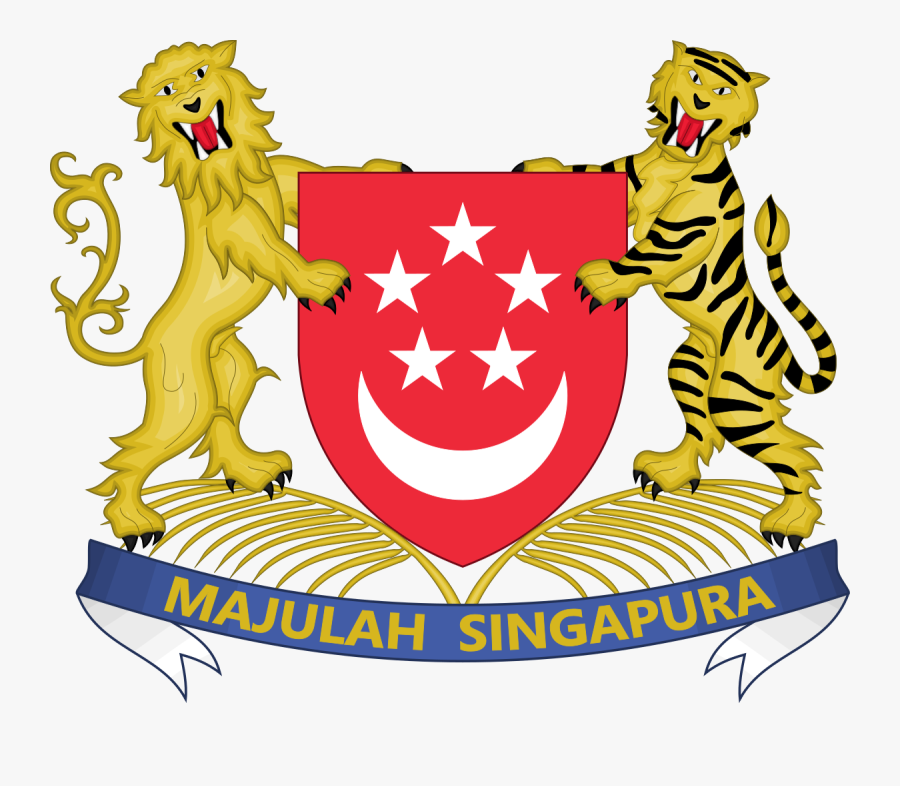 Singapore Coat Of Arms, Transparent Clipart