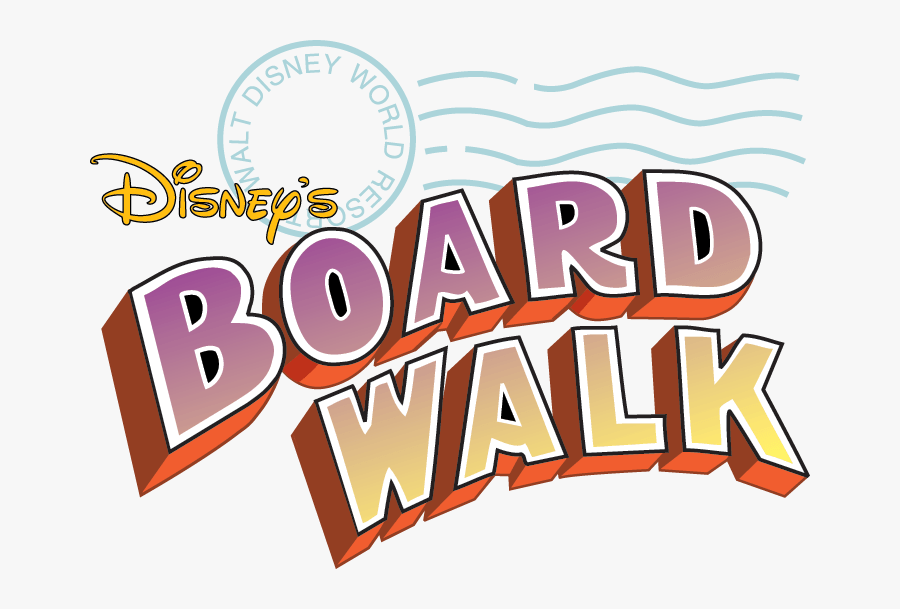 Walt Disney World Logo Clipart - Disney Boardwalk, Transparent Clipart