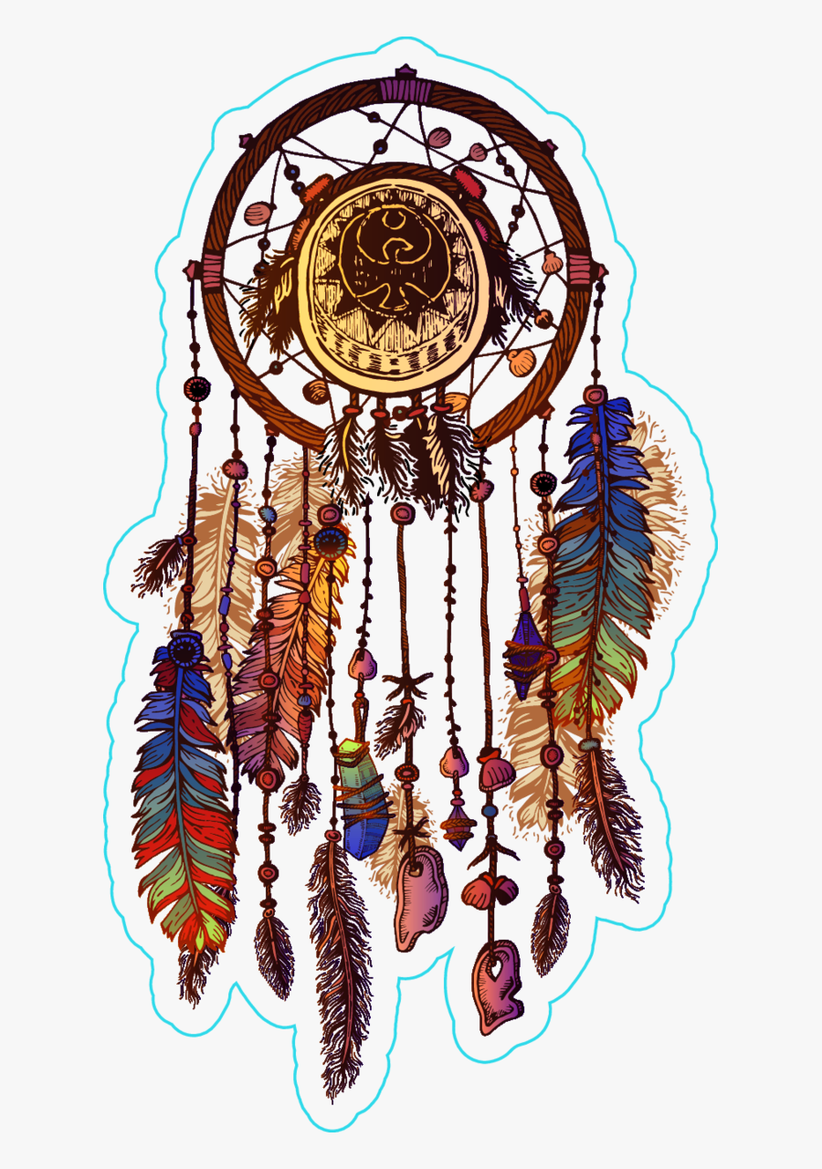 Dream Catcher Clipart Native American - Native American Tribal Dreamcatcher, Transparent Clipart