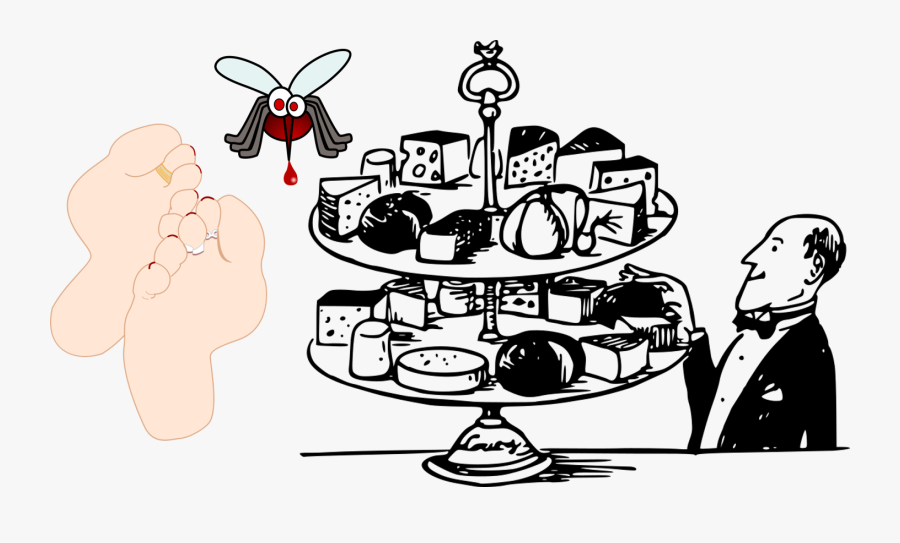 Mommy Why Do My Feet Smell Like Cheese - Buffet Food Black And White Clipart, Transparent Clipart