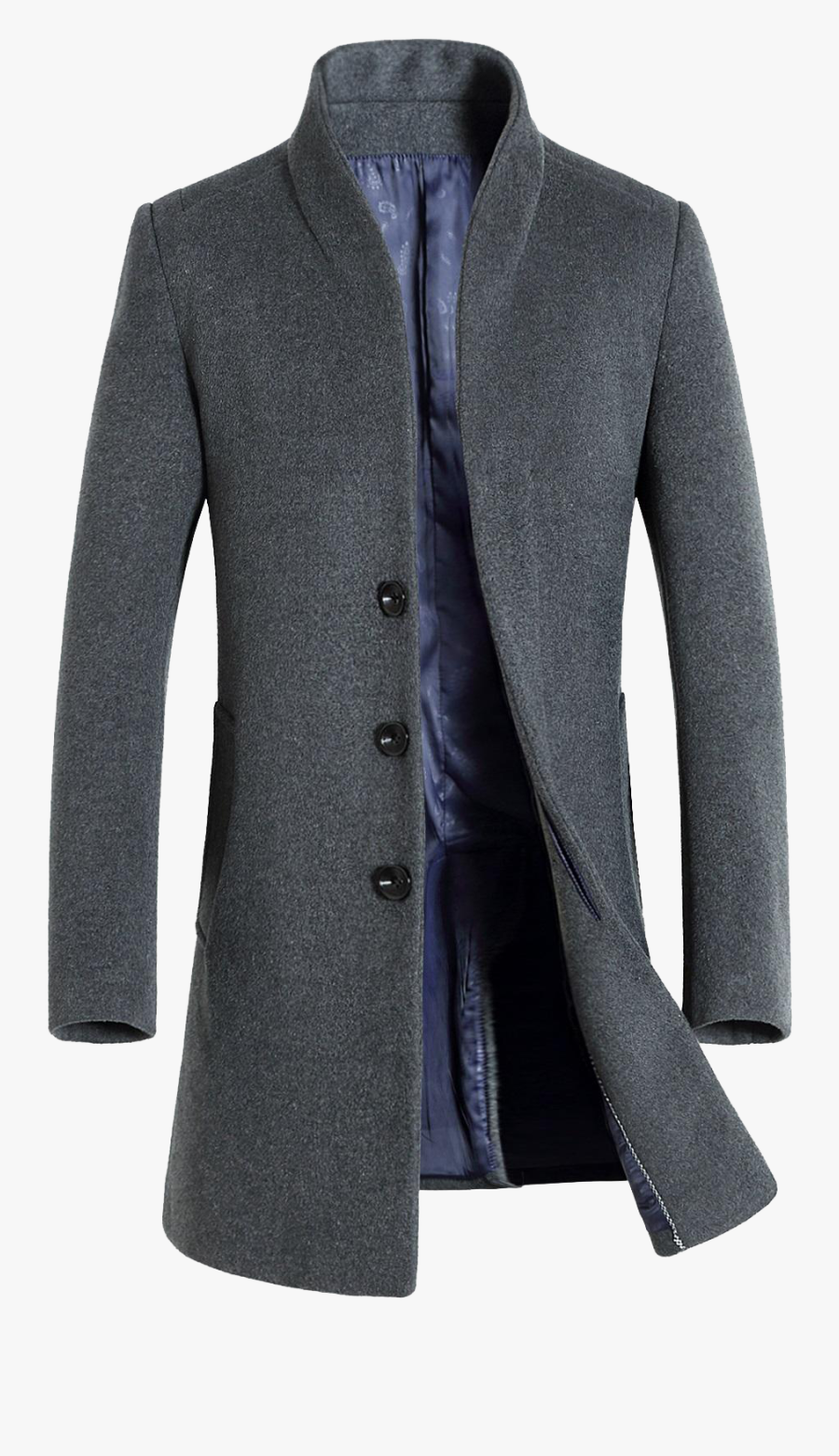 Wool Coat Png Clipart - Gents Tweed Long Coat, Transparent Clipart