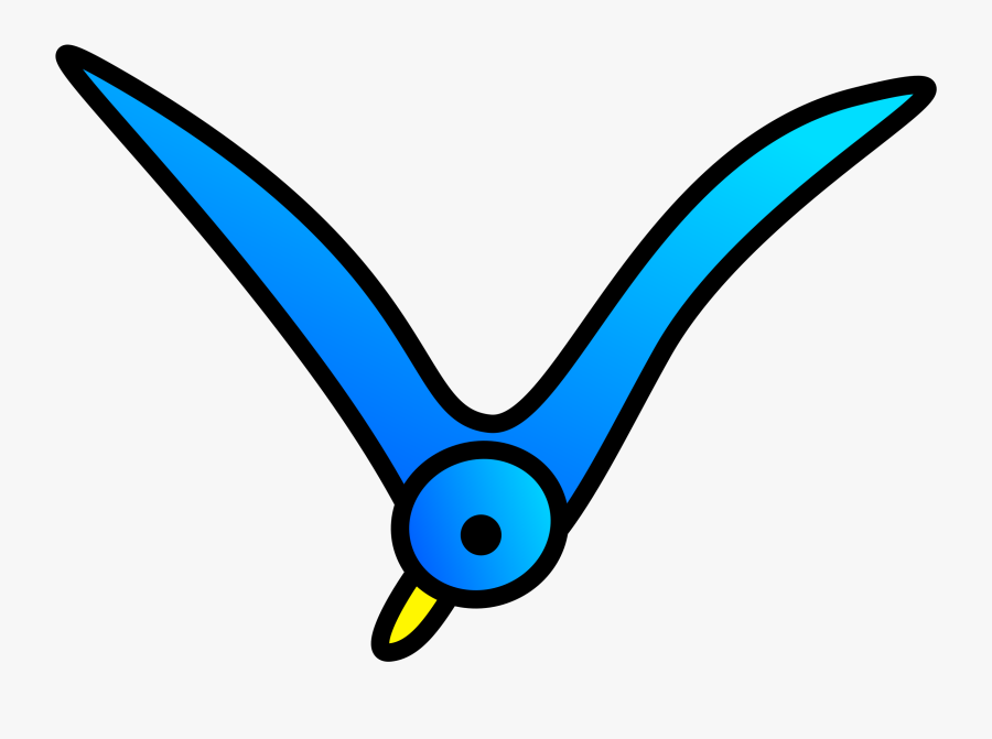 Angle,area,wing - Easy Simple Bird Drawing, Transparent Clipart