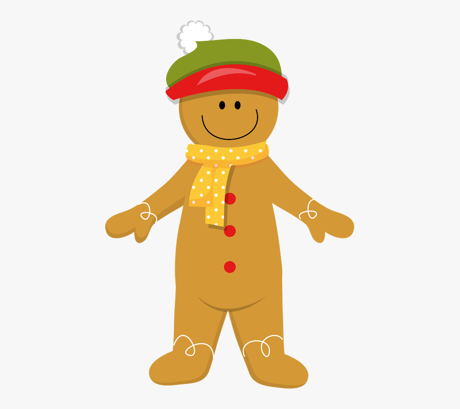 Clip Art Gingerbread Man Christmas, Transparent Clipart