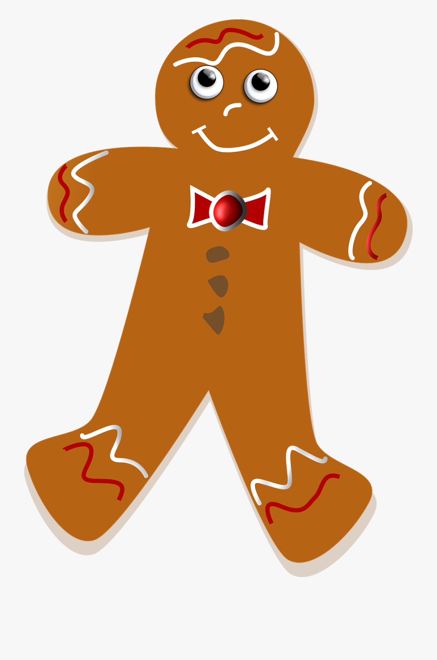 Gingerbread Man Ginger - Gingerbread Man Png, Transparent Clipart