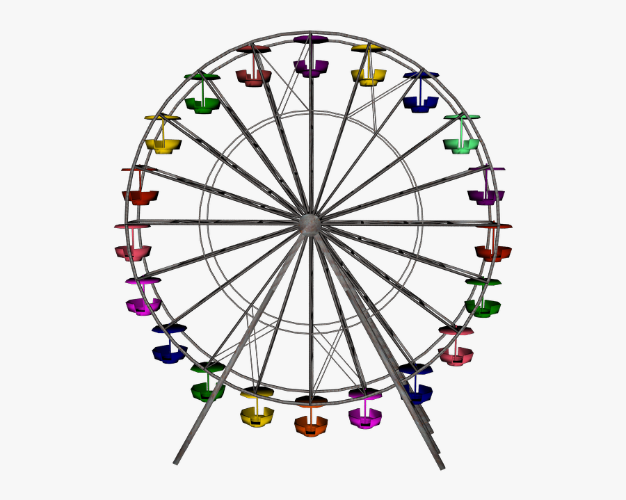 Real Ferris Wheel Png Clipart , Png Download - Ferris Wheel Png Transparent, Transparent Clipart