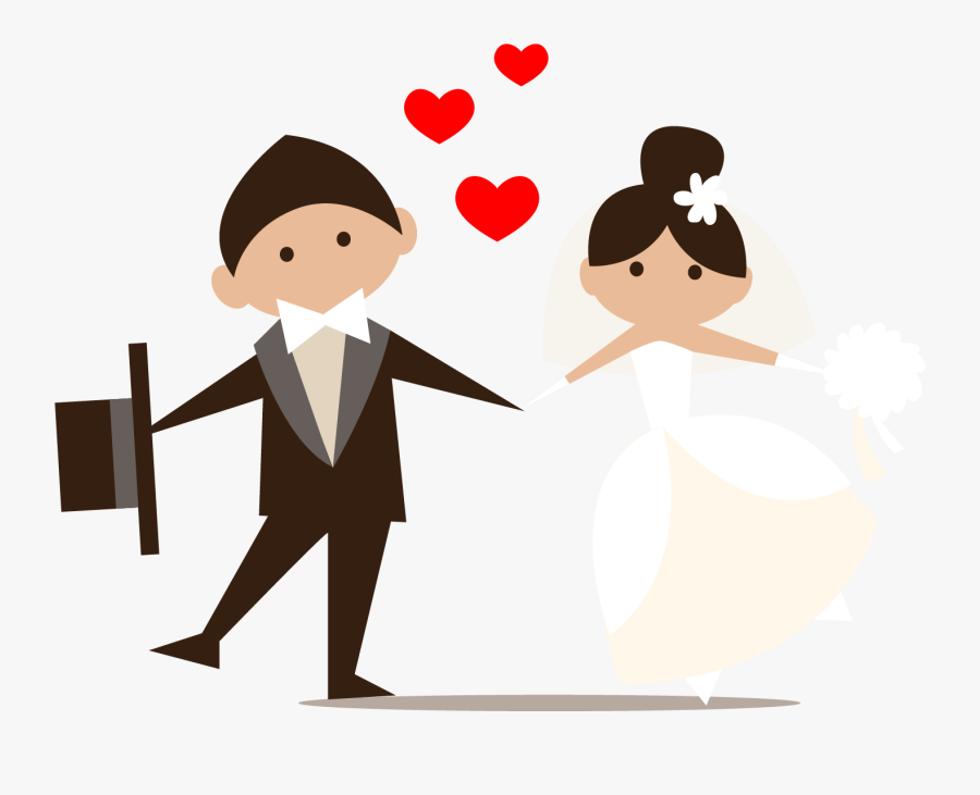 Wedding Marriage Icon - Wedding Couple Clipart Png, Transparent Clipart