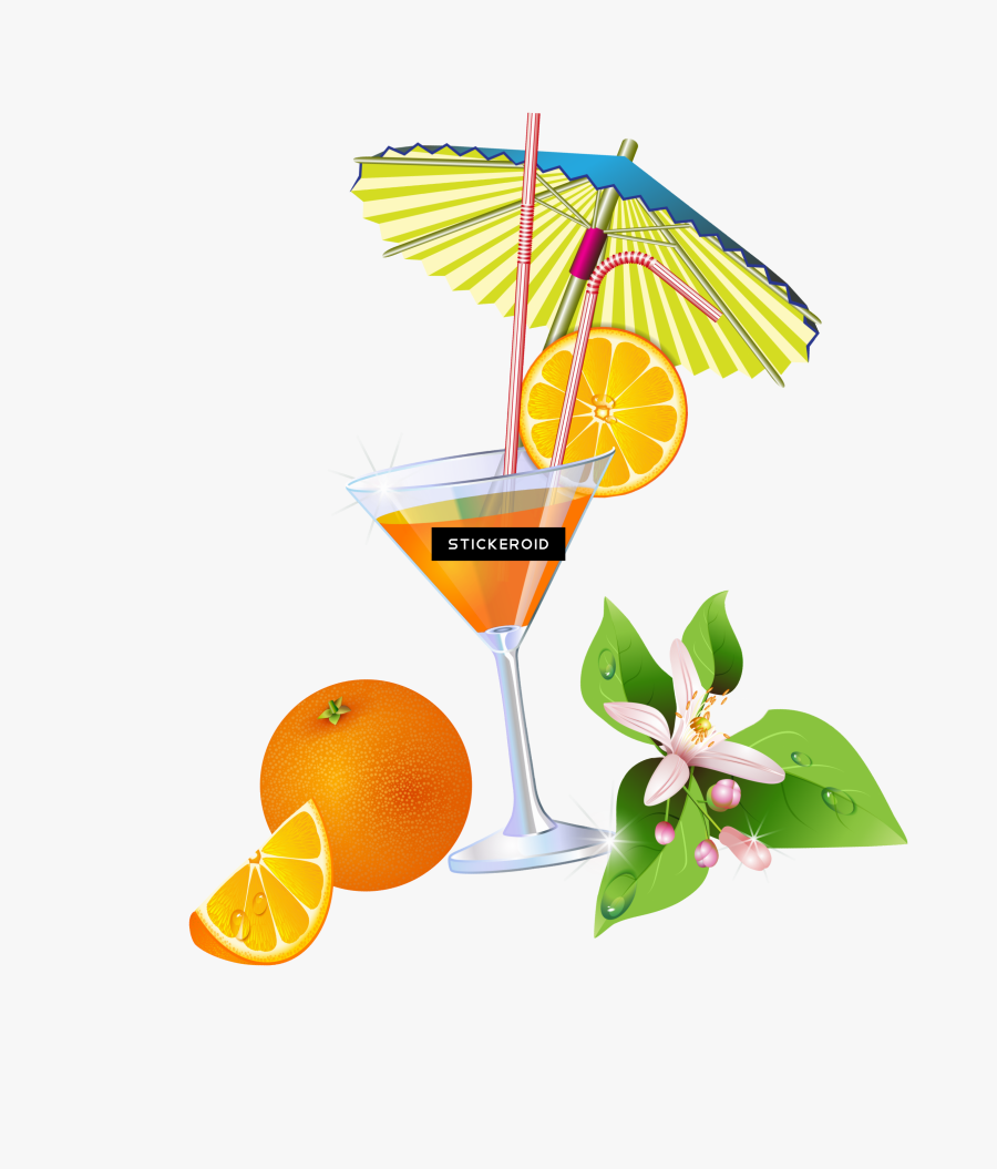 Tropical Drink Clipart Free , Png Download - Beach Summer Clipart Png, Transparent Clipart