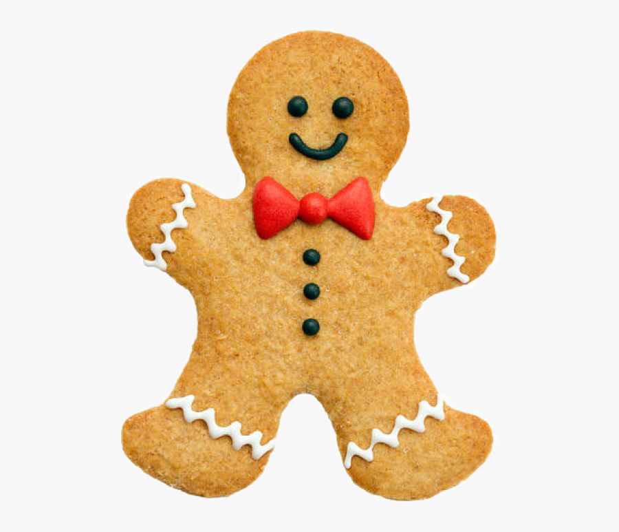 Gingerbread Man Biscuits Christmas Cookie - Gingerbread Man, Transparent Clipart