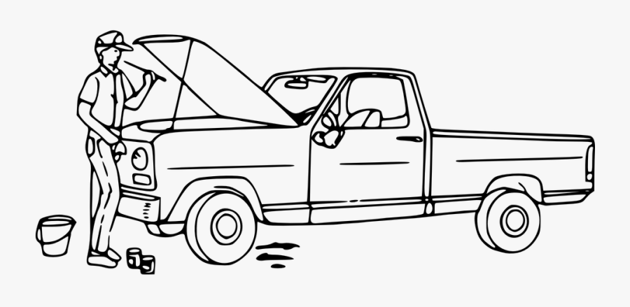 Mechanic Clipart Black And White, Transparent Clipart