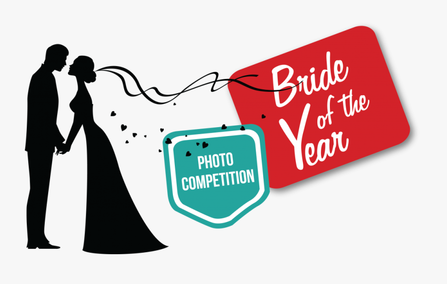 Klerksdorp Record Bride Of The Year Finalists - Free Wedding Couple Silhouette Clipart Png, Transparent Clipart