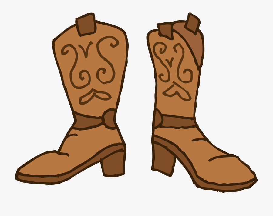Cute Cowboy Boots Clipart Free Clipart Image - Cowboy Boots Clipart, Transparent Clipart