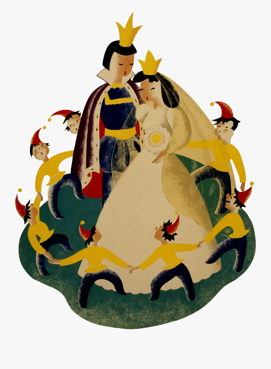 Wedding Download Marriage Free Commercial Clipart - Snow White 1939, Transparent Clipart