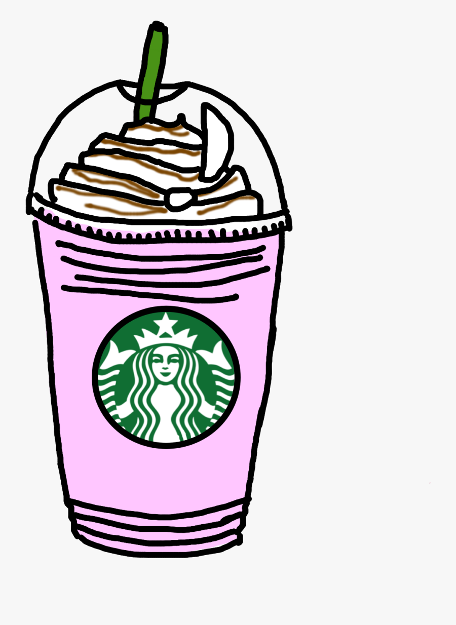 Menu Coffee Drink Starbucks Free Hd Image Clipart - Redbubble Stickers Vsco, Transparent Clipart