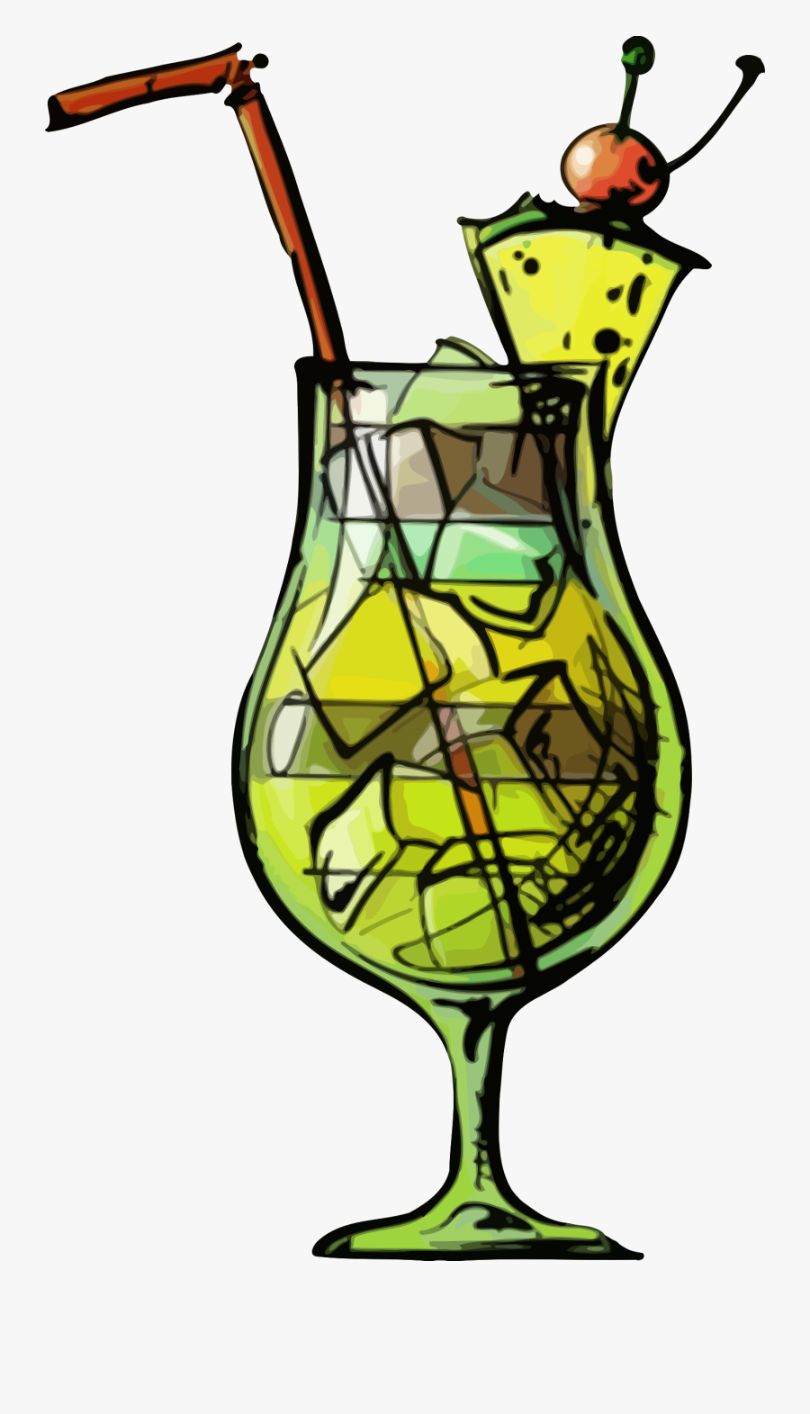 Drink Clipart Drink Hawaii - Hawaiian Cocktail Clip Art Png, Transparent Clipart