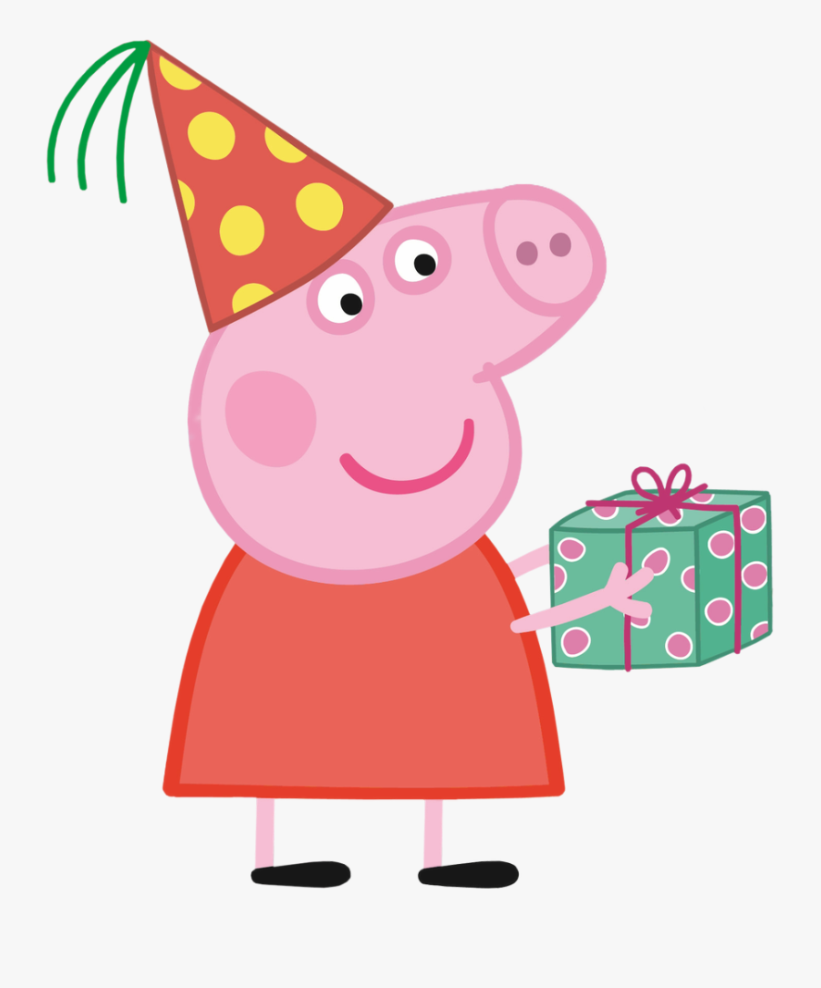 Download Pink Party Hat Png - Peppa Pig Birthday Png , Free ...