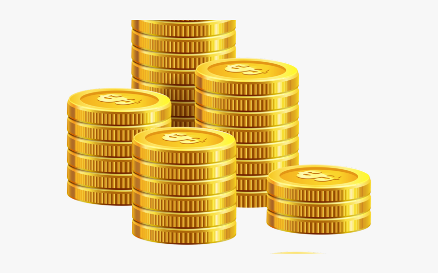 Coin Clipart Clip Art Gold - Pile Of Coins Png, Transparent Clipart