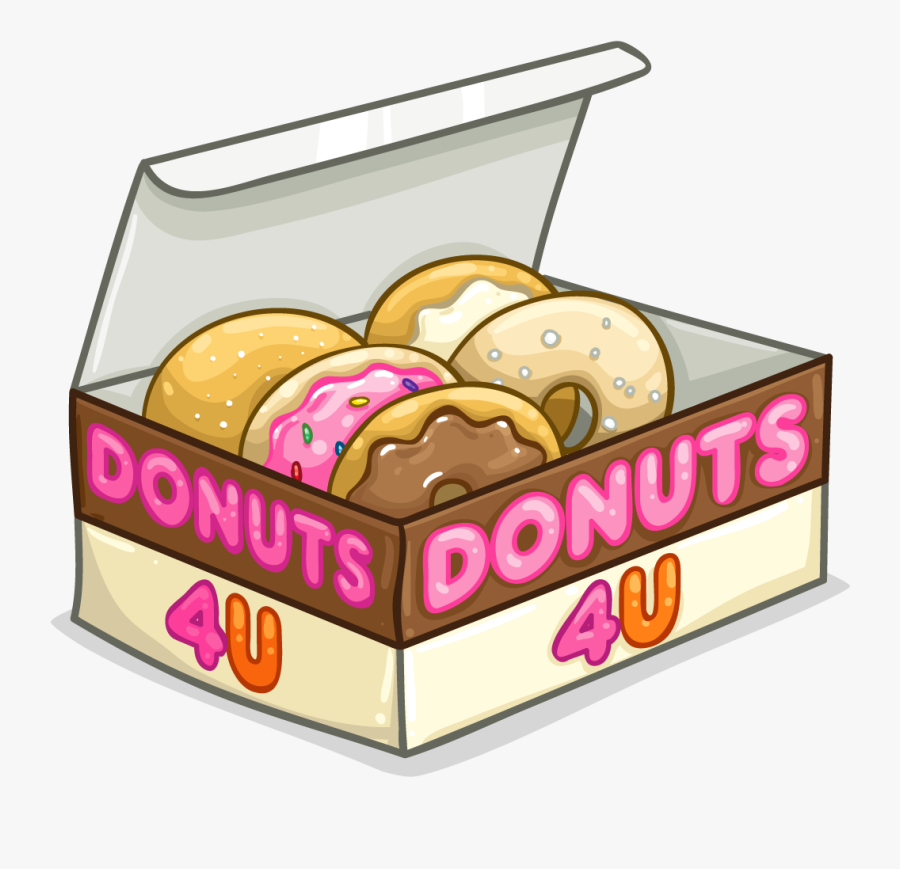 Transparent Box Of Donuts Clipart, Transparent Clipart
