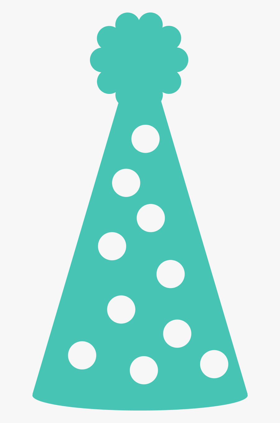 Hd Party Hat - Polka Dot, Transparent Clipart